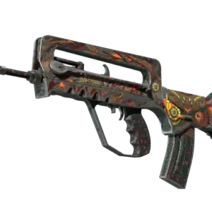 FAMAS | Eye of Athena (Battle-Scarred)