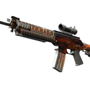 SG 553 | Tiger Moth (Battle-Scarred)
