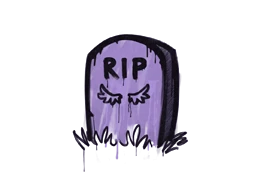 Sealed Graffiti | Tombstone (Violent Violet)