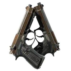 StatTrak™ Dual Berettas | Tread (Well-Worn)