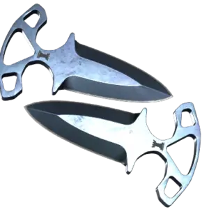 ★ Shadow Daggers | Blue Steel (Well-Worn)