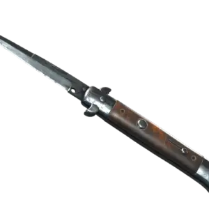 ★ Stiletto Knife | Damascus Steel (Well-Worn)
