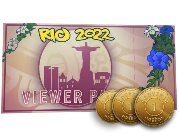 Rio 2022 Viewer Pass + 3 Souvenir Tokens