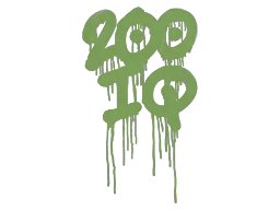 Sealed Graffiti | 200 IQ (Battle Green)