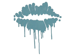 Sealed Graffiti | Kiss (Wire Blue)