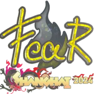Sticker | fEAR (Glitter) | Shanghai 2024