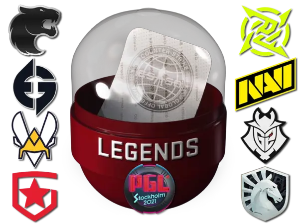 Stockholm 2021 Legends Sticker Capsule