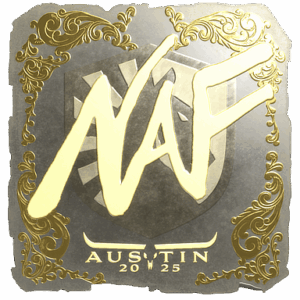 Sticker | NAF (Gold) | Austin 2025