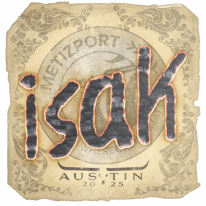 Sticker | isak | Austin 2025