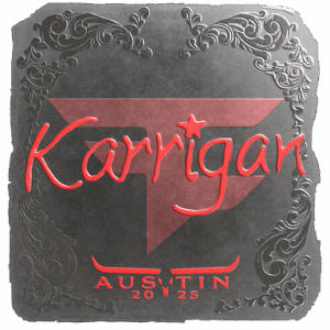Sticker | karrigan (Foil) | Austin 2025