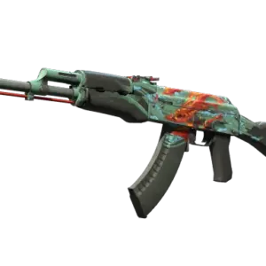 StatTrak™ AK-47 | Aquamarine Revenge (Well-Worn)