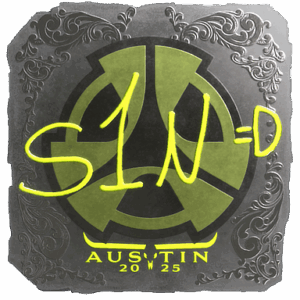Sticker | s1n (Foil) | Austin 2025
