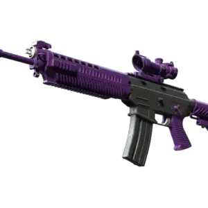 StatTrak™ SG 553 | Ultraviolet (Well-Worn)