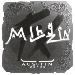 Sticker | mlhzin (Foil) | Austin 2025