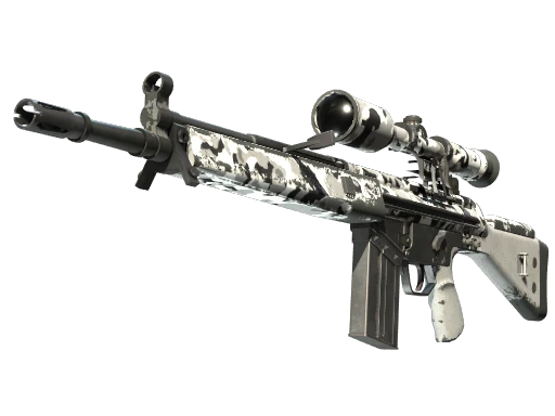 Souvenir G3SG1 | Polar Camo (Well-Worn)