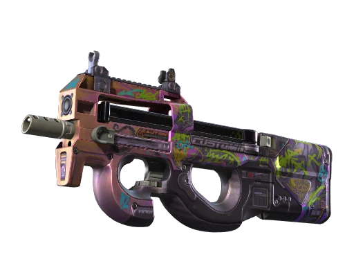 StatTrak™ P90 | Neoqueen (Well-Worn)
