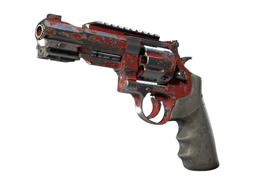 StatTrak™ R8 Revolver | Crimson Web (Battle-Scarred)