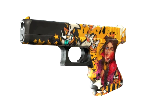 Glock-18 | Bullet Queen (Minimal Wear)