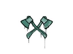 Sealed Graffiti | X-Axes (Frog Green)