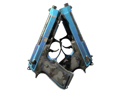 StatTrak™ Dual Berettas | Urban Shock (Field-Tested)