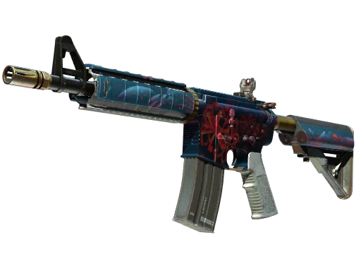 StatTrak™ M4A4 | Spider Lily (Well-Worn)