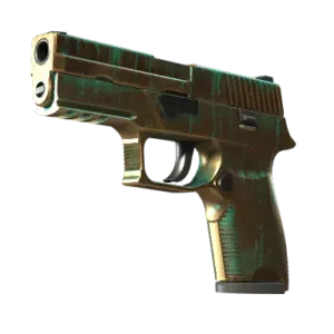 StatTrak™ P250 | Verdigris (Well-Worn)