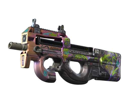 StatTrak™ P90 | Neoqueen (Minimal Wear)