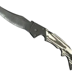 ★ StatTrak™ Falchion Knife | Black Laminate (Field-Tested)