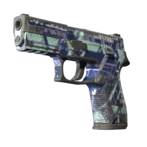 Souvenir P250 | Digital Architect (Battle-Scarred)