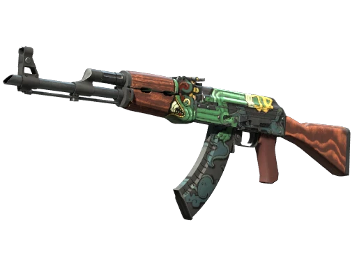 StatTrak™ AK-47 | Fire Serpent (Well-Worn)