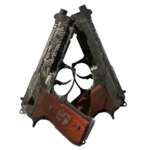 StatTrak™ Dual Berettas | Dualing Dragons (Battle-Scarred)
