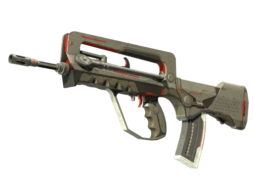 StatTrak™ FAMAS | Mecha Industries (Battle-Scarred)