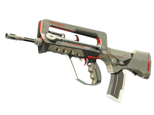 StatTrak™ FAMAS | Mecha Industries (Well-Worn)