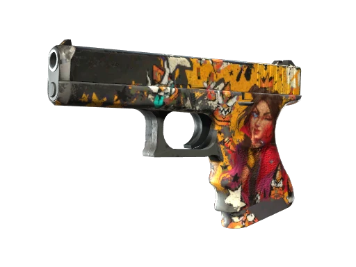 StatTrak™ Glock-18 | Bullet Queen (Battle-Scarred)