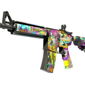 StatTrak™ M4A4 | In Living Color (Well-Worn)