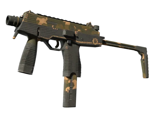 StatTrak™ MP9 | Black Sand (Battle-Scarred)