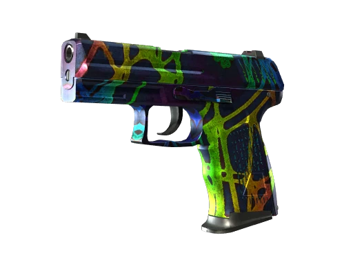 StatTrak™ P2000 | Acid Etched (Battle-Scarred)