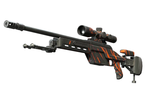 StatTrak™ SSG 08 | Slashed (Well-Worn)
