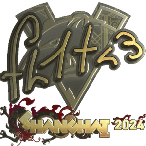 Sticker | FL1T (Gold) | Shanghai 2024