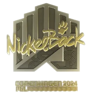 Sticker | NickelBack (Gold) | Copenhagen 2024
