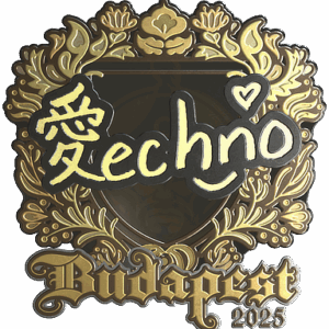 Sticker | Techno4K (Gold) | Budapest 2025