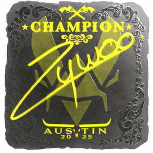 Sticker | ZywOo (Foil, Champion) | Austin 2025