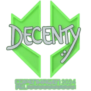 Sticker | decenty | Copenhagen 2024