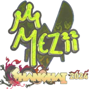 Sticker | mezii (Holo) | Shanghai 2024