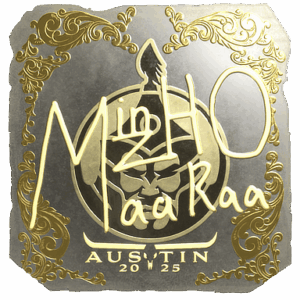 Sticker | mzinho (Gold) | Austin 2025