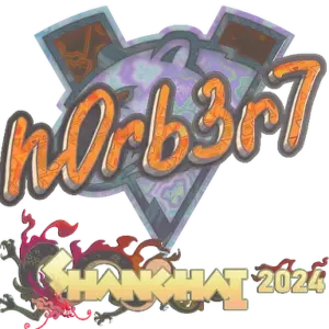 Sticker | n0rb3r7 (Holo) | Shanghai 2024