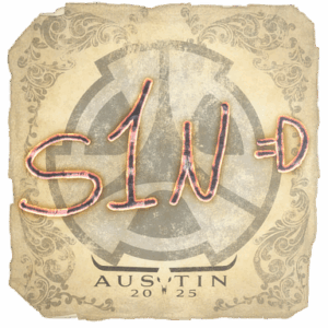 Sticker | s1n | Austin 2025