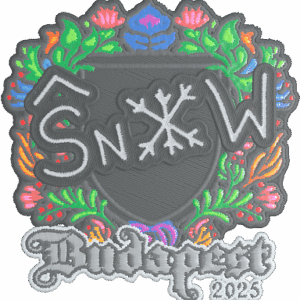 Sticker | snow (Embroidered) | Budapest 2025