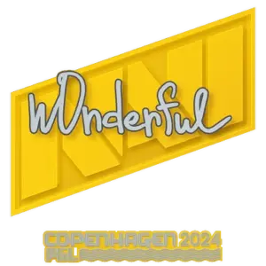 Sticker | w0nderful | Copenhagen 2024