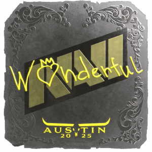 Sticker | w0nderful (Foil) | Austin 2025